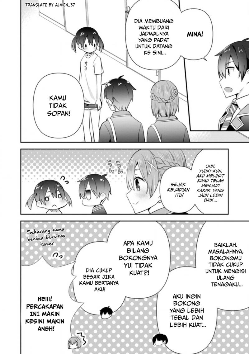 The Cute Girl Sitting Next to Me Is Trying to Make Me Fall in Love With Her as a Way to Ridicule Me Chapter 12 Bahasa Indonesia